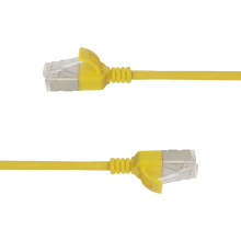 Hot Selling Cat.6A U/FTP Shielded RJ45 Patch Cable 32AWG with OD:3.8mm Short-body Molded Boot